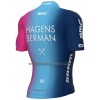 Wielershirt 2022 Hagens Berman Axeon Fushia Azur